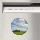 Cypress bomen in Toscane ronde magneet (Insitu (Vaatwasser))