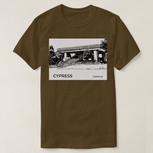 Cypress California TShirt (Design devant)