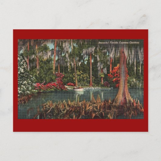 Cypress Gardens  Briefkaart (Voorkant)