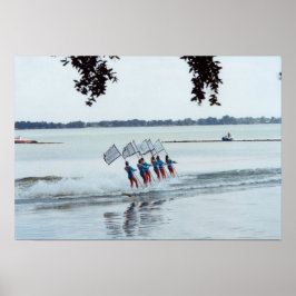Cypress Gardens Florida Girls Water Ski Team Foto Poster