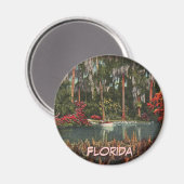 Cypress Gardens Florida Magnet Magneet (Voorkant / Achterkant)