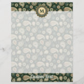 Cypress Paisley Patroon Flyer (Achterkant)