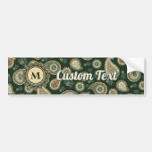Cypress Paisley Pattern Bumpersticker (Voorkant)