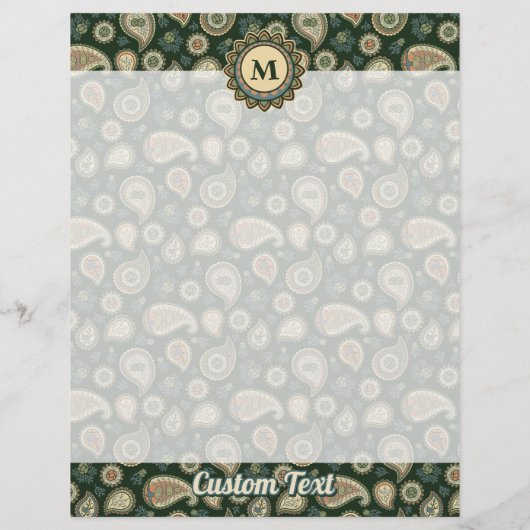 Cypress Paisley Pattern Flyer (Achterkant)