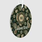 Cypress Paisley Pattern Ornament (voorkant)