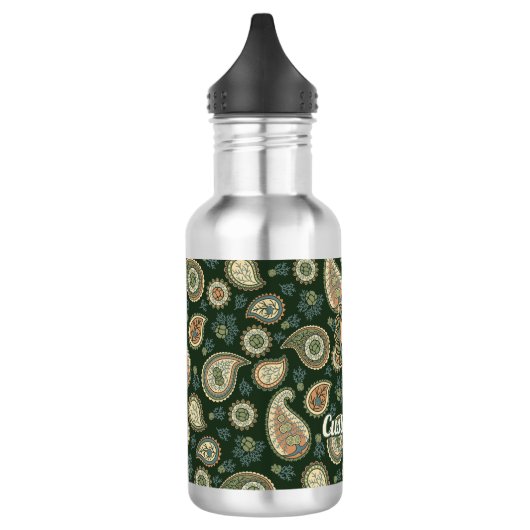 Cypress Paisley Pattern Waterfles (Links)