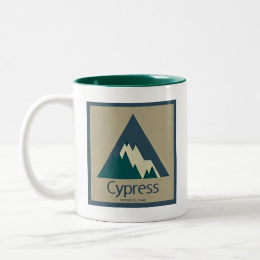 Cypress Provincial Park Rustiek Tweekleurige Koffiemok (Links)