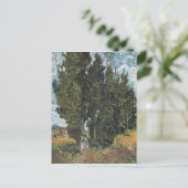 Cypress Trees van Van Gogh Briefkaart (Staand voorkant)