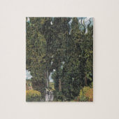 Cypress Trees van Van Gogh Legpuzzel (Verticaal)