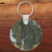 Cypress Trees van Van Gogh Sleutelhanger (Voorkant)