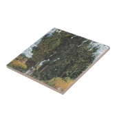 Cypress Trees van Van Gogh Tegeltje (Zijkant)