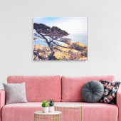 Cypress van het Zee Canvas Afdruk (Insitu (Woonkamer))