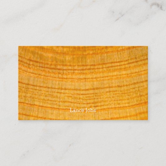 Cypress Wood Texture Visitekaartje (Voorkant)