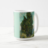 Cypressen van Van Gogh Koffiemok (Voorkant rechts)