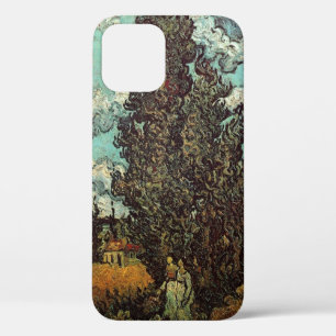 Cypresses en Two Women door Vincent van Gogh iPhone 12 Hoesje