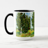 Cypresses met twee dames Van Gogh Fine Art Mok (Links)