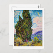 Cypresses, Van Gogh Briefkaart (Voorkant / Achterkant)