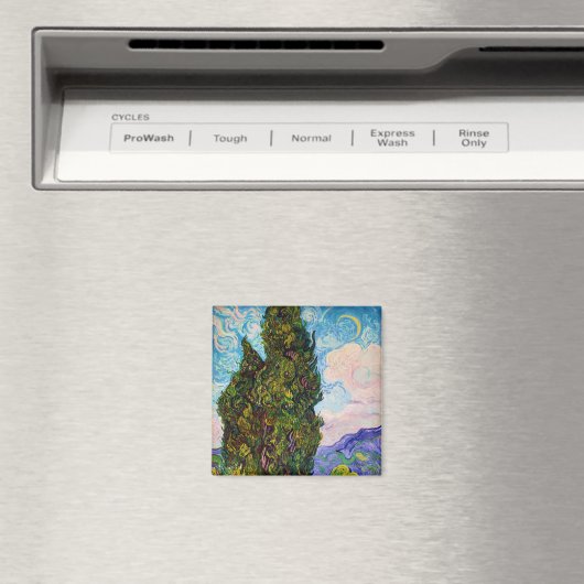 Cypresses, Van Gogh Magneet (Insitu (Vaatwasser))