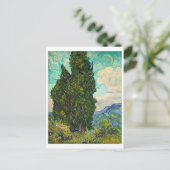 Cypresses, Vincent van Gogh Briefkaart (Staand voorkant)