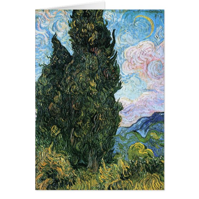 Cypresses, Vincent van Gogh Fine Art (Voorkant)