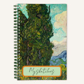 Cypresses, Vincent van Gogh, Sketches Notitieboek (Voorkant)