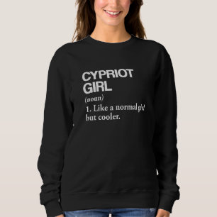 Cypriotisch Meisje Definitie Cyprus Vlag Land Taal Trui