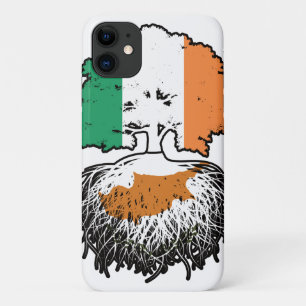 Cypriotische Ierse vlag - boomrootbomen iPhone 11 Hoesje