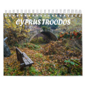 Cypriotische Troodos-kalender Kalender (Hoes)