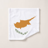 Cypriotische vlag bad handdoek (Wasdoekje)