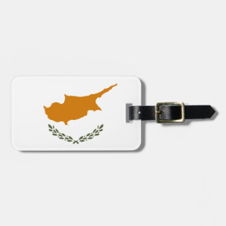 Cypriotische vlag bagagelabel