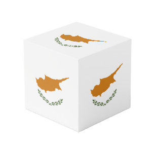 Cypriotische vlag kubus