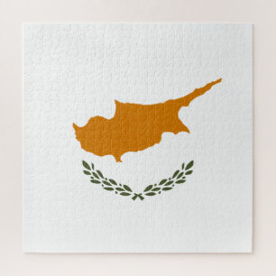 Cypriotische vlag legpuzzel
