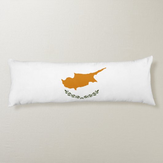 Cypriotische vlag lichaamskussen (Achterkant)