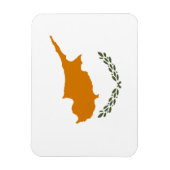 Cypriotische vlag magneet (Verticaal)