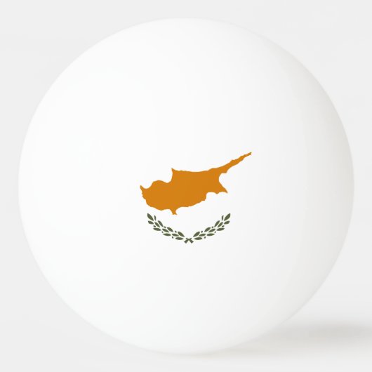 Cypriotische vlag pingpongballen (Voorkant)