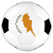 Cypriotische vlag voetbal (Gedraaid)