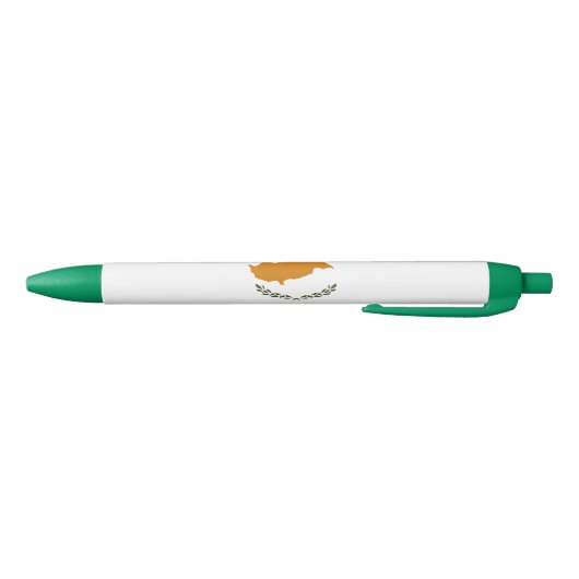 Cypriotische vlag zwarte inkt pen (Bodem)