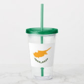 Cyprus Acryl Drinkbeker (Voorkant)