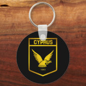 Cyprus Emblem Sleutelhanger (Voorkant)