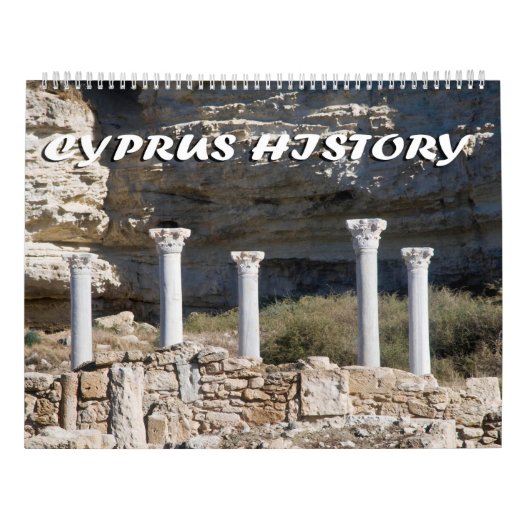 Cyprus history kalender (Achterkant)