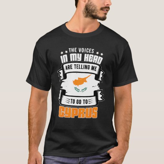 Cyprus In My Head T-shirt (Voorkant)