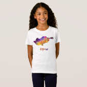 Cyprus in watercolor t-shirt (Voorkant volledig)