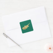 Cyprus Kaart Sticker (Envelop)