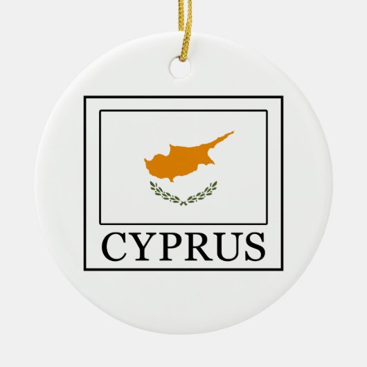 Cyprus Keramisch Ornament (Voorkant)