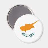 Cyprus land vlag symbool lang magneet (Voorkant / Achterkant)