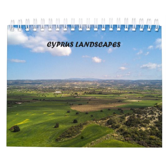 Cyprus Landschappen kalender (Achterkant)