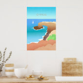 Cyprus Minimal Travel Poster (Cuisine)