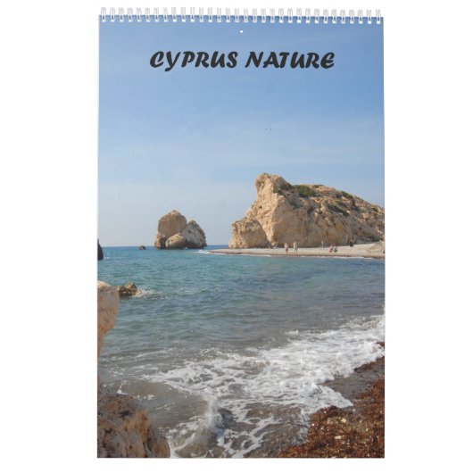 Cyprus natuur Kalender (Achterkant)
