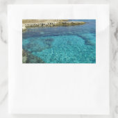 Cyprus Rechthoekige Sticker (Tas)