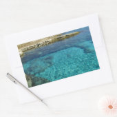 Cyprus Rechthoekige Sticker (Envelop)